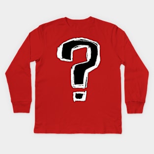 Question Everything Hand Lettering Kids Long Sleeve T-Shirt